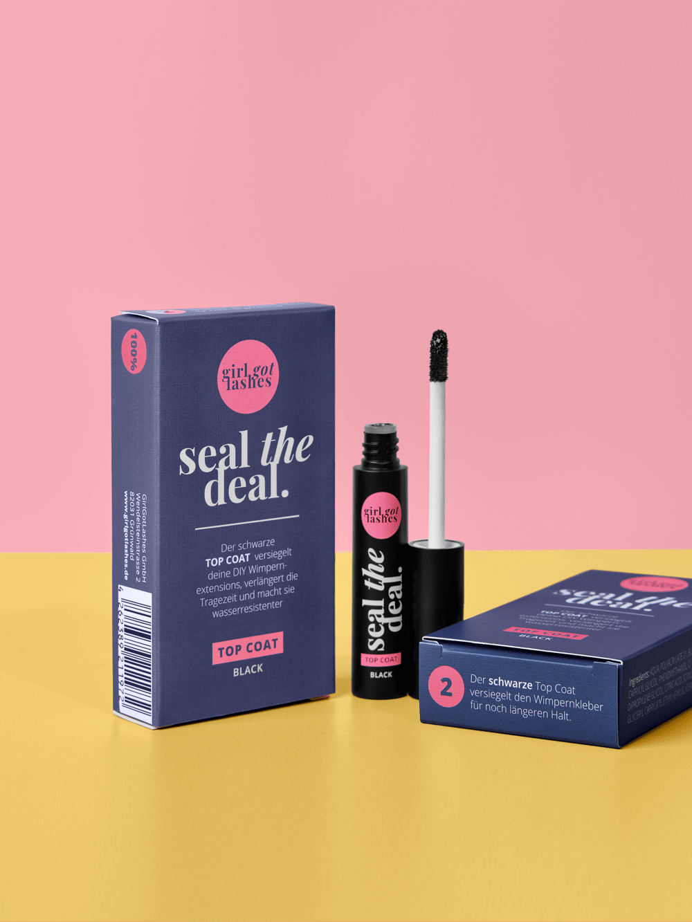 SEAL THE DEAL - Top Coat (czarny)